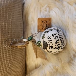 Baby's first Christmas ornament